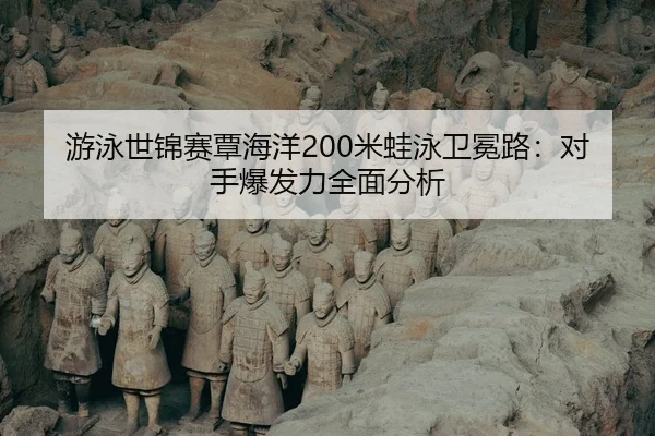 游泳世锦赛覃海洋200米蛙泳卫冕路：对手爆发力全面分析